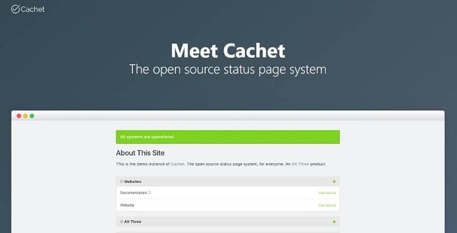 Cachet Sites Built with Laravel