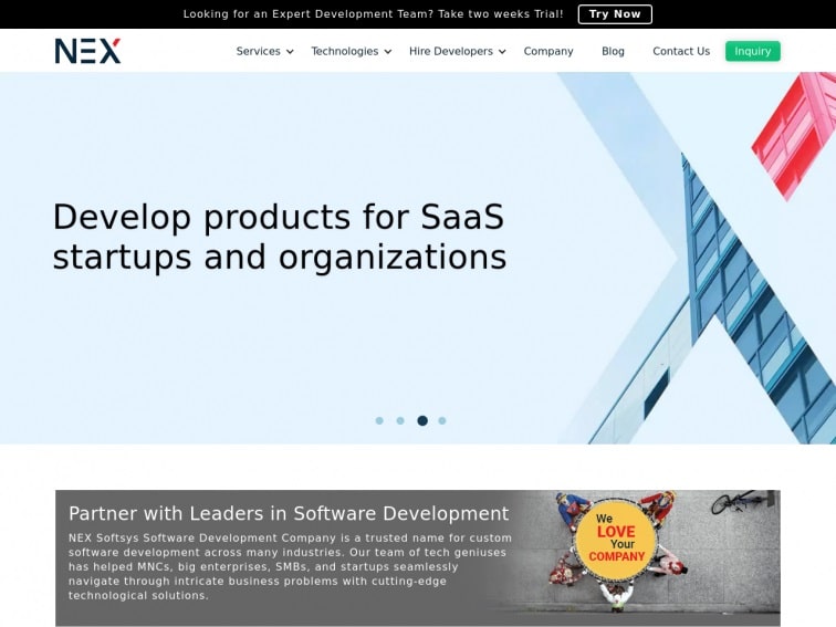Nexsoftsys – SaaS Application Development Provider-min