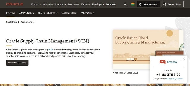 Oracle Supplychain software development company